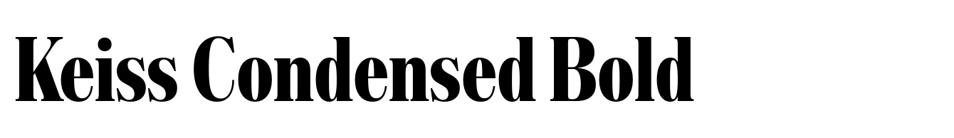 Keiss Condensed Bold